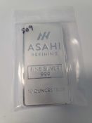 Asahi Refinining 10 oz Silver Bar