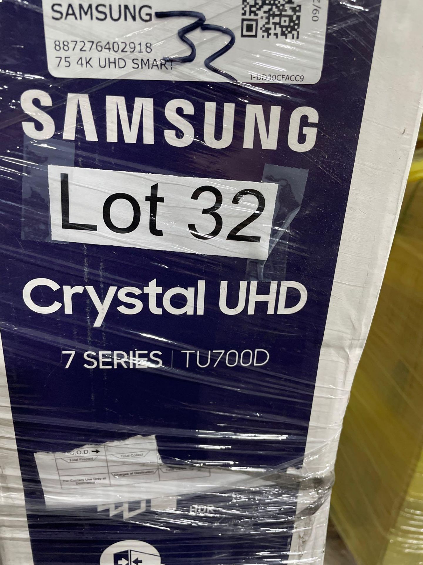 Samsung Crystal UHD 75" TV ( Grade A -Tested)