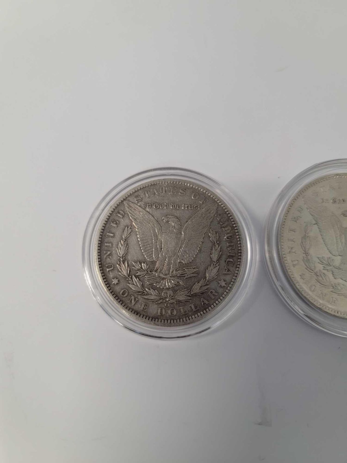 2 1890 Morgan Dollars - Image 3 of 4