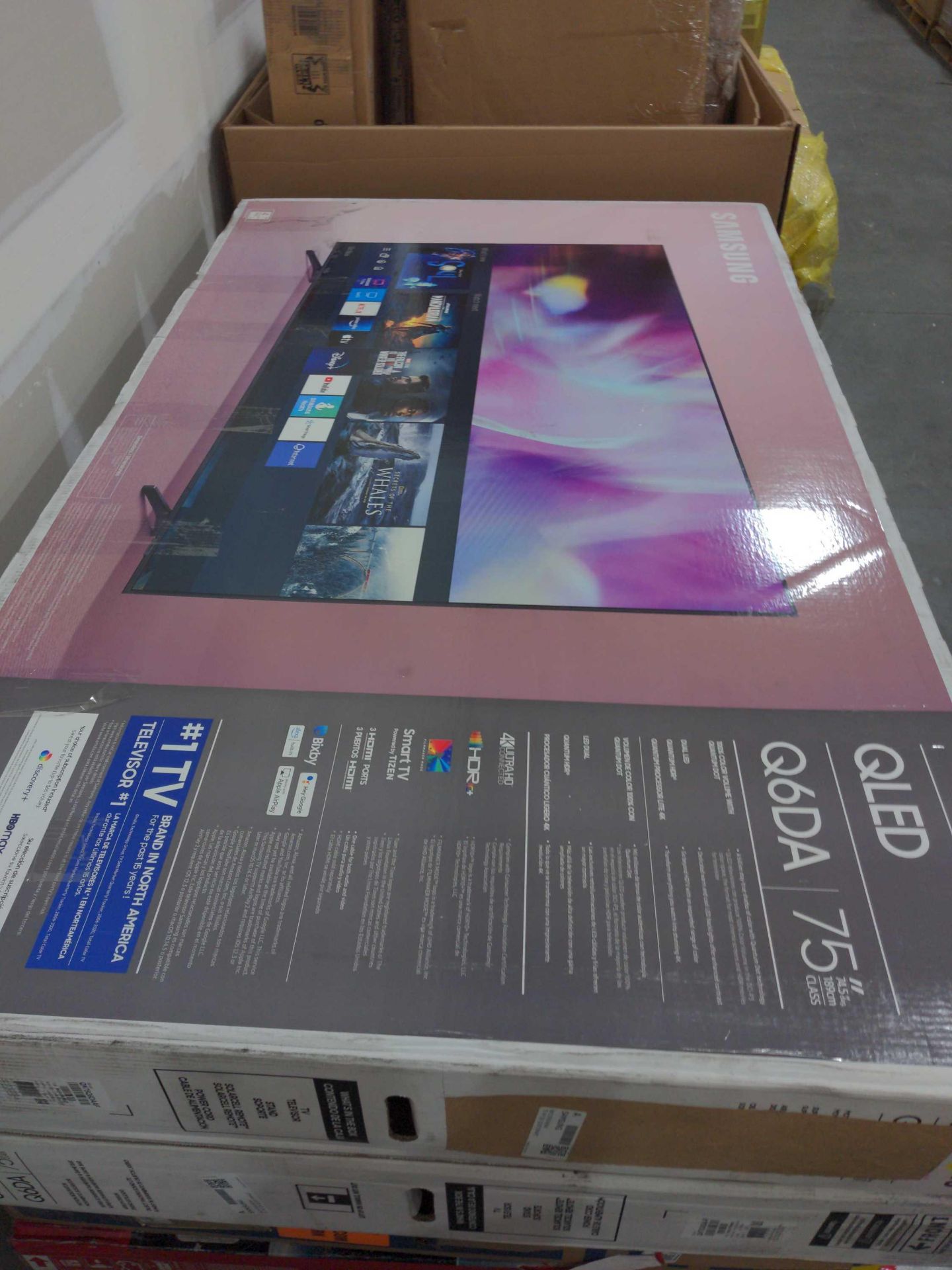 Samsung QLED 75" TV (grade a working & tested) Please ask for employee assistance to help with the T - Image 3 of 3