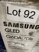 (1) Samsung QLED Q6DA 70" TV