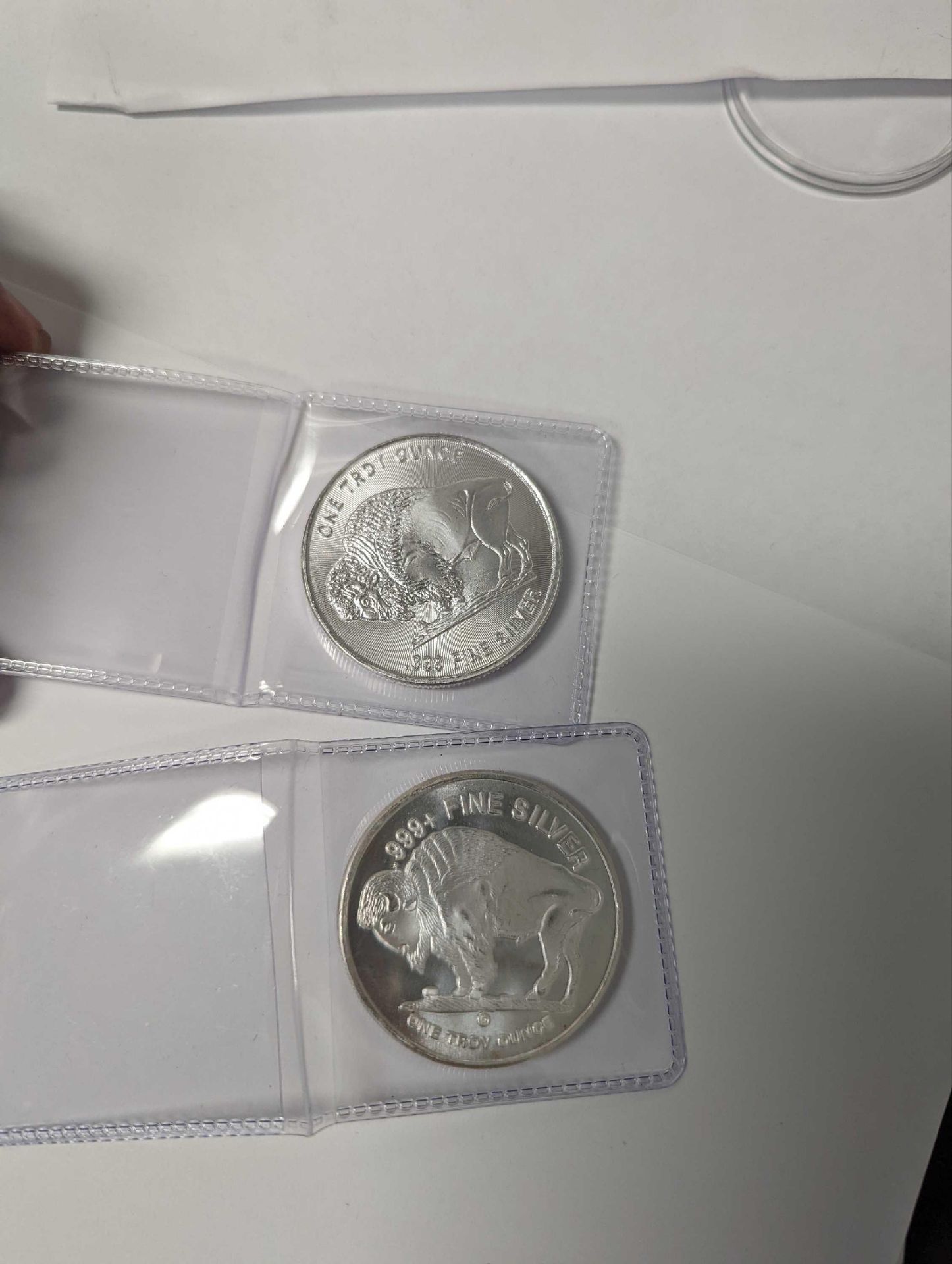 2 Silver Indian/Buffalo Silver - Image 3 of 4