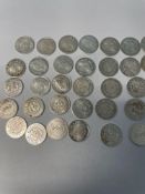 40 1/10 oz silver coins, 4 oz of silver