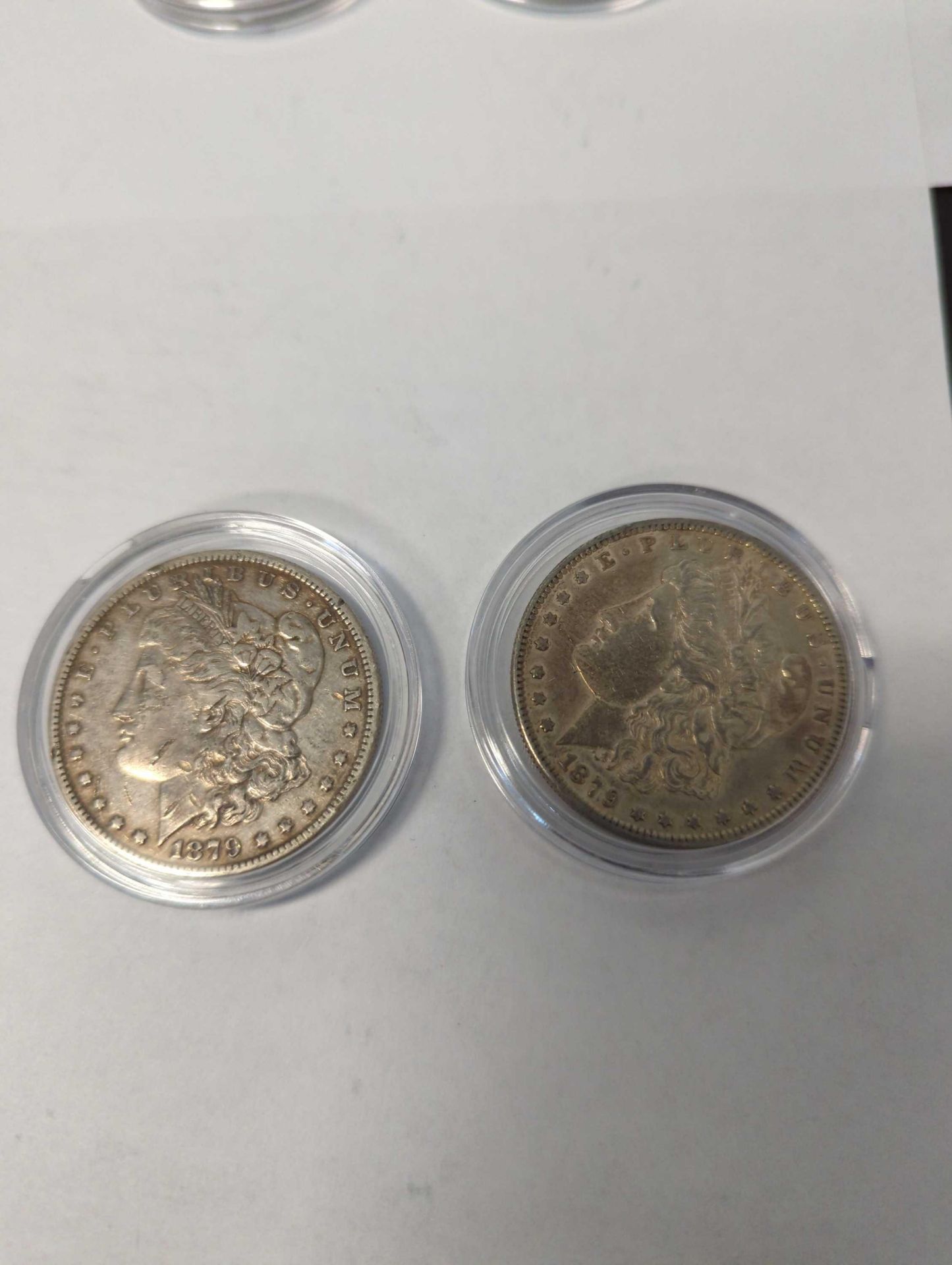 2 1879 Morgan Dollars