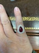 Yellow Gold Ruby and Diamond Ring