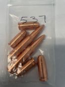 Copper bullets, approx 8 oz