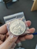 2 oz Wolfman Silver coin
