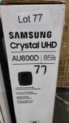 Samsung Crystal UHD AU800D 85" TV