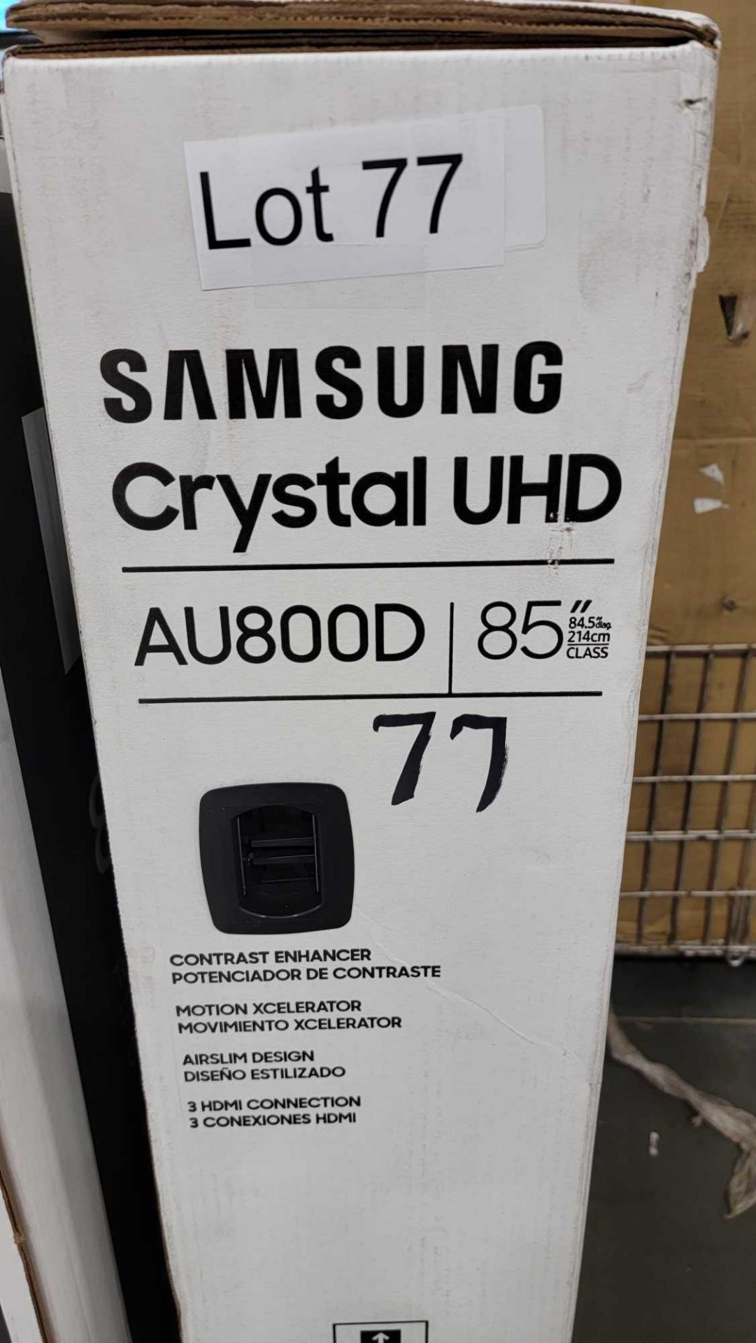 Samsung Crystal UHD AU800D 85" TV