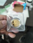 1992 5$ Gold Olympic Proof, .25 oz gold