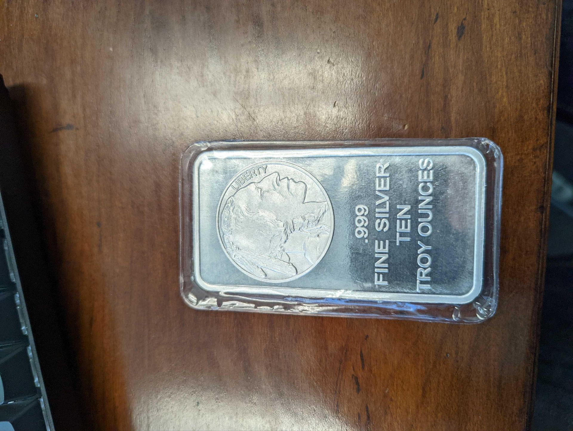 10 oz Indian Head Silver Bar - Image 4 of 4