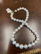 South Sea Pearl Necklace 14k white gold