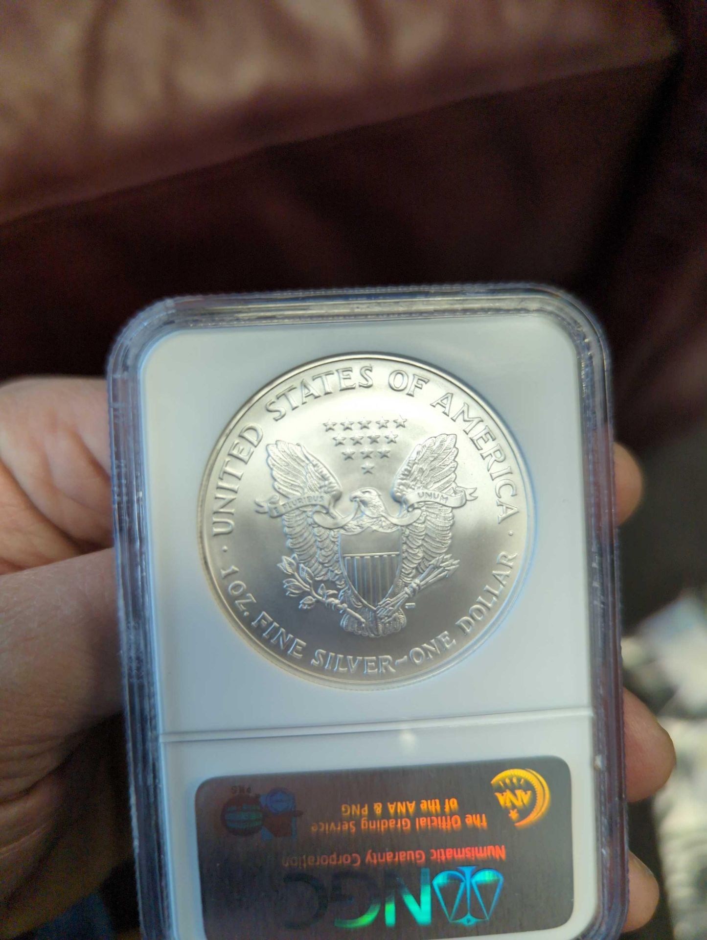 2003 Graded Silver Eagle - Image 3 of 3