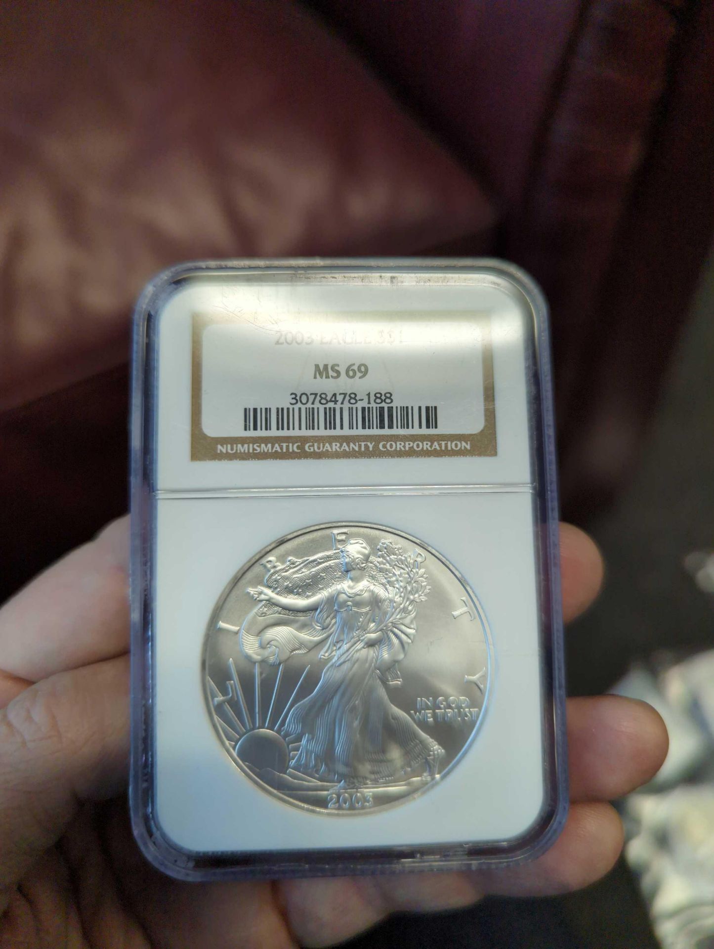 2003 Graded Silver Eagle