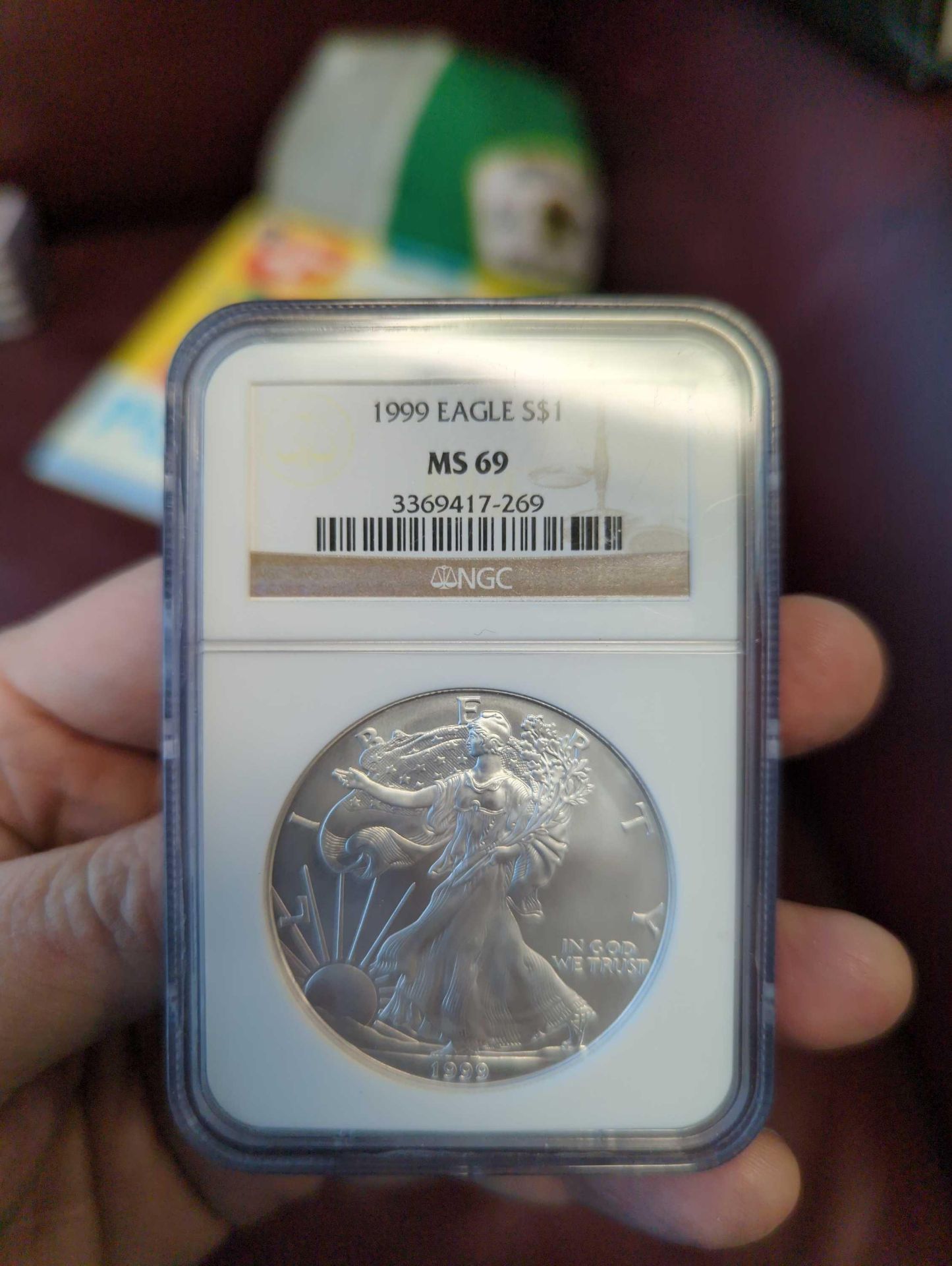 1999 Graded Silver Eagle