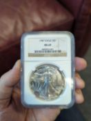 1987 Graded Silver Eagle