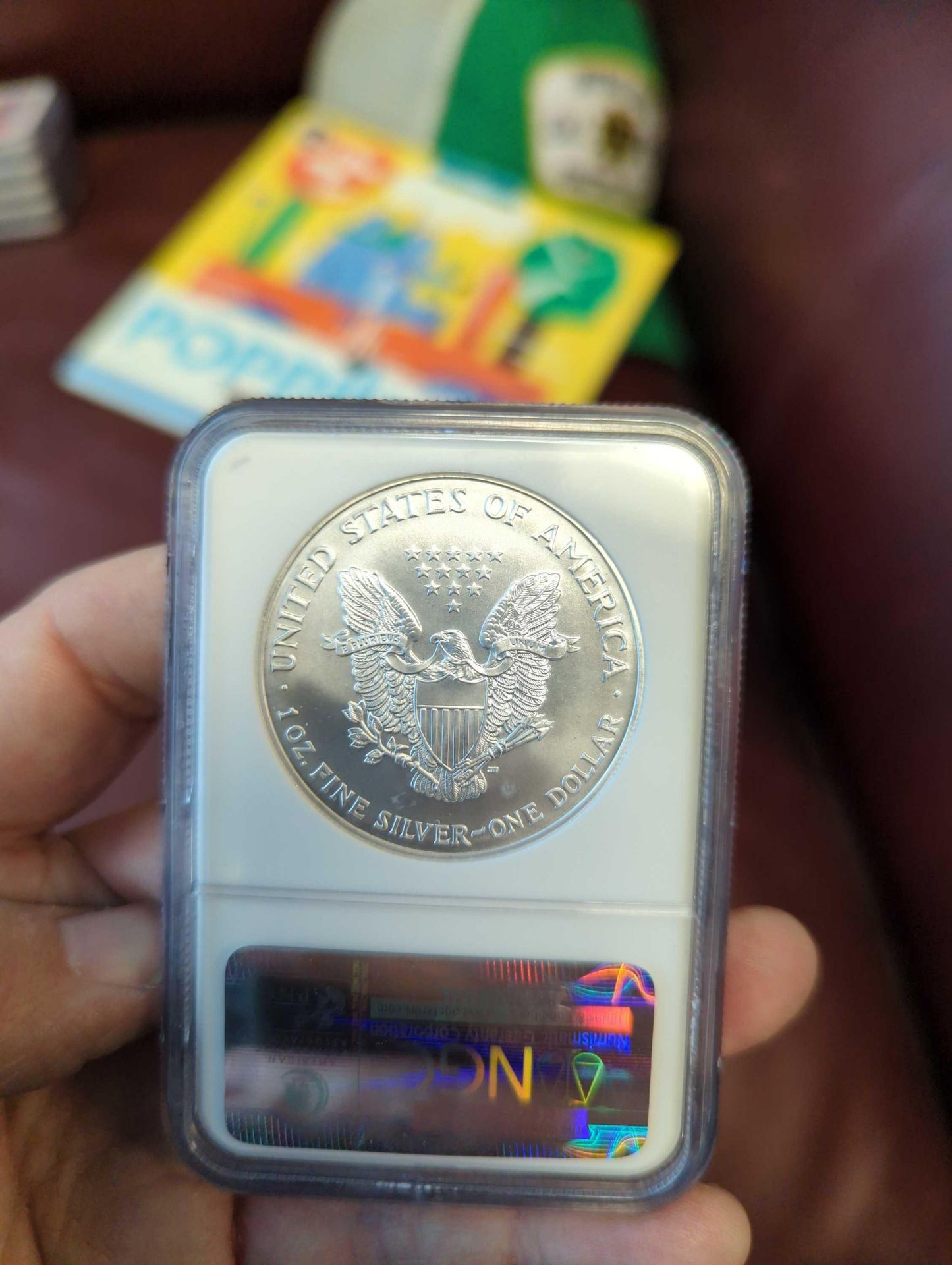1999 Graded Silver Eagle - Image 3 of 3