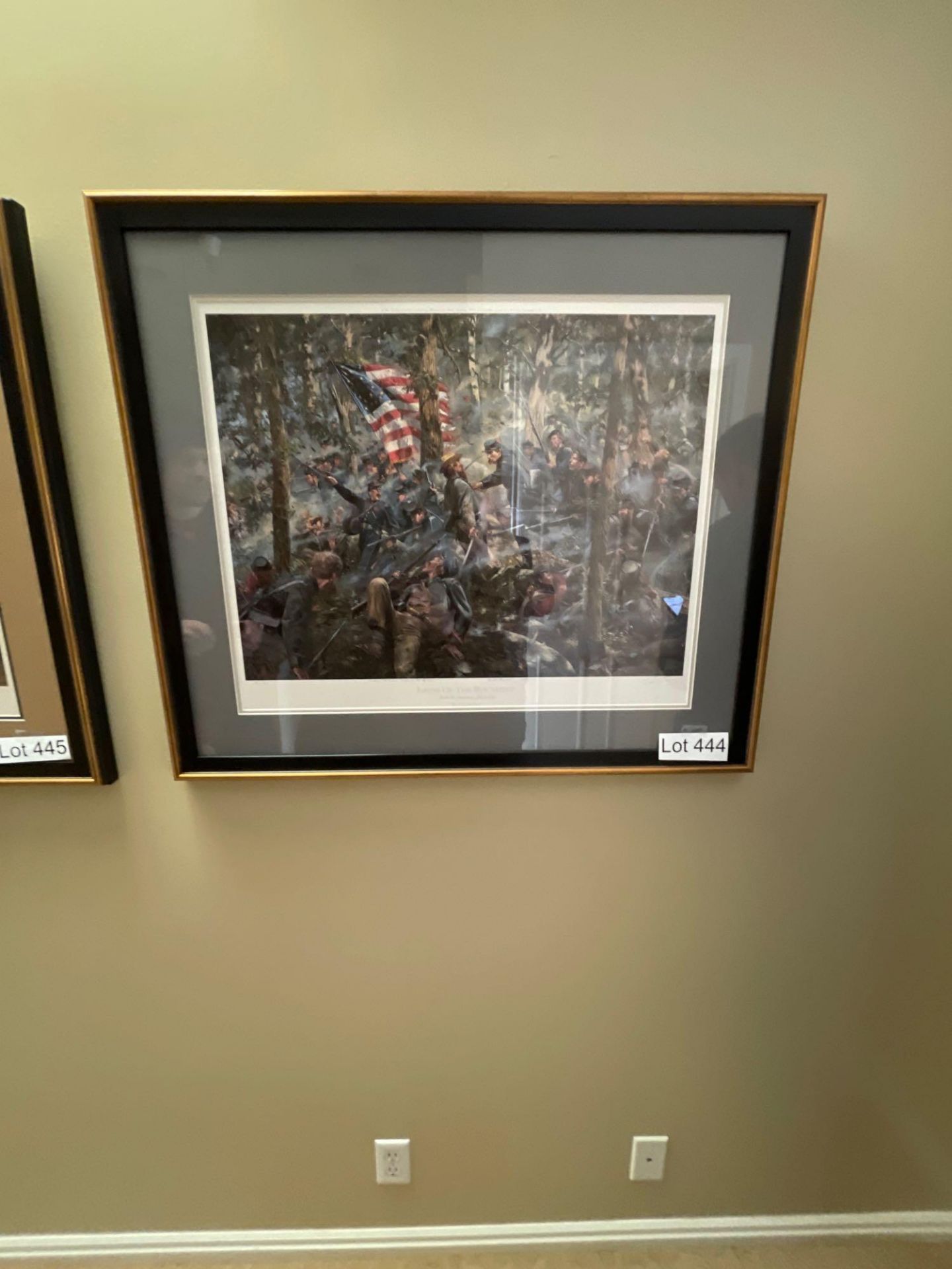 Lions of the round top framed under glass 453/863 by Don Troiani - Image 3 of 7