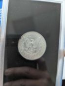 1884 Carson City Silver Dollar with Box and Papers
