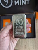 9Fine Mint 3 1 Kilo Silver Bars Set, approx 105.8 oz of Silver! with boxed set