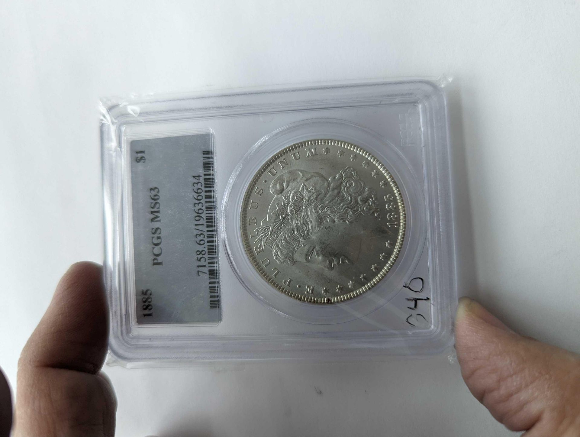 1885 Morgan Dollar Graded - Image 3 of 4