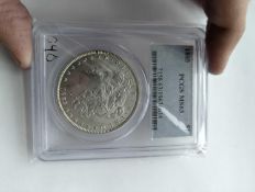 1885 Morgan Dollar Graded