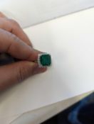18KT Gold and Diamond Emerald Ring