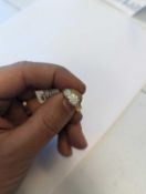 18KT Gold and Diamond Ring, 0.94 center ct