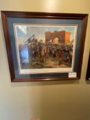 cemetery Hill art, print framed under glass by Don Troiani 825/1000