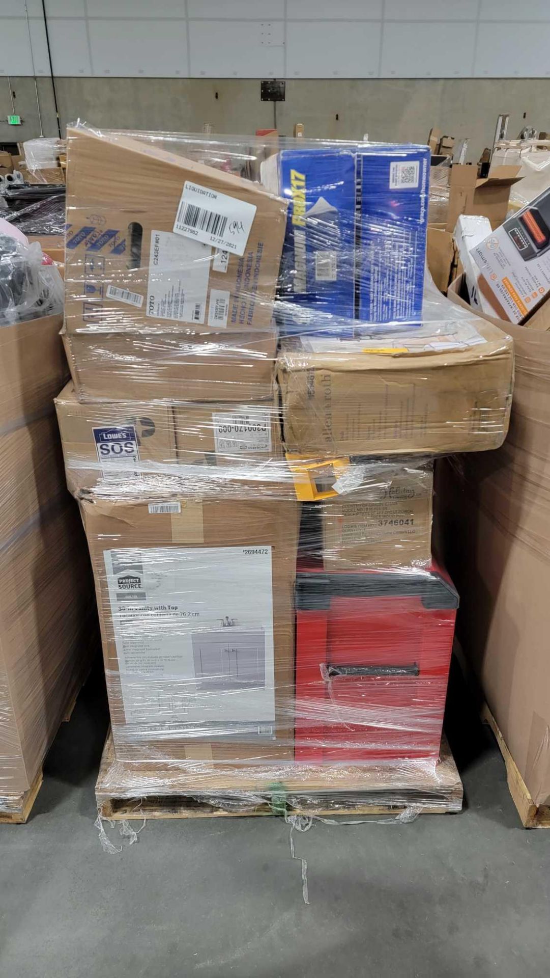 Pallet of Lowe's Returns