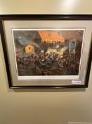 fire on Caroline Street, print signed framed under glass by Don Troiani 407/1300