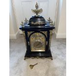 Early 19th C Ebonised Bracket Clock, striking on f