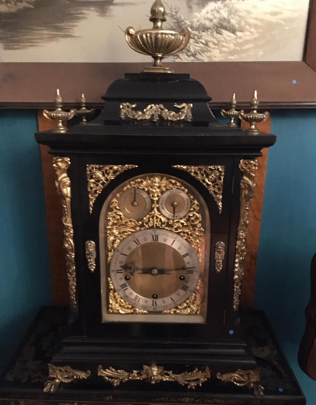 Early 19th C Ebonised Bracket Clock, striking on f - Image 10 of 10