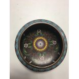 19th C/20th C cloisonne bowl width approx 29cm