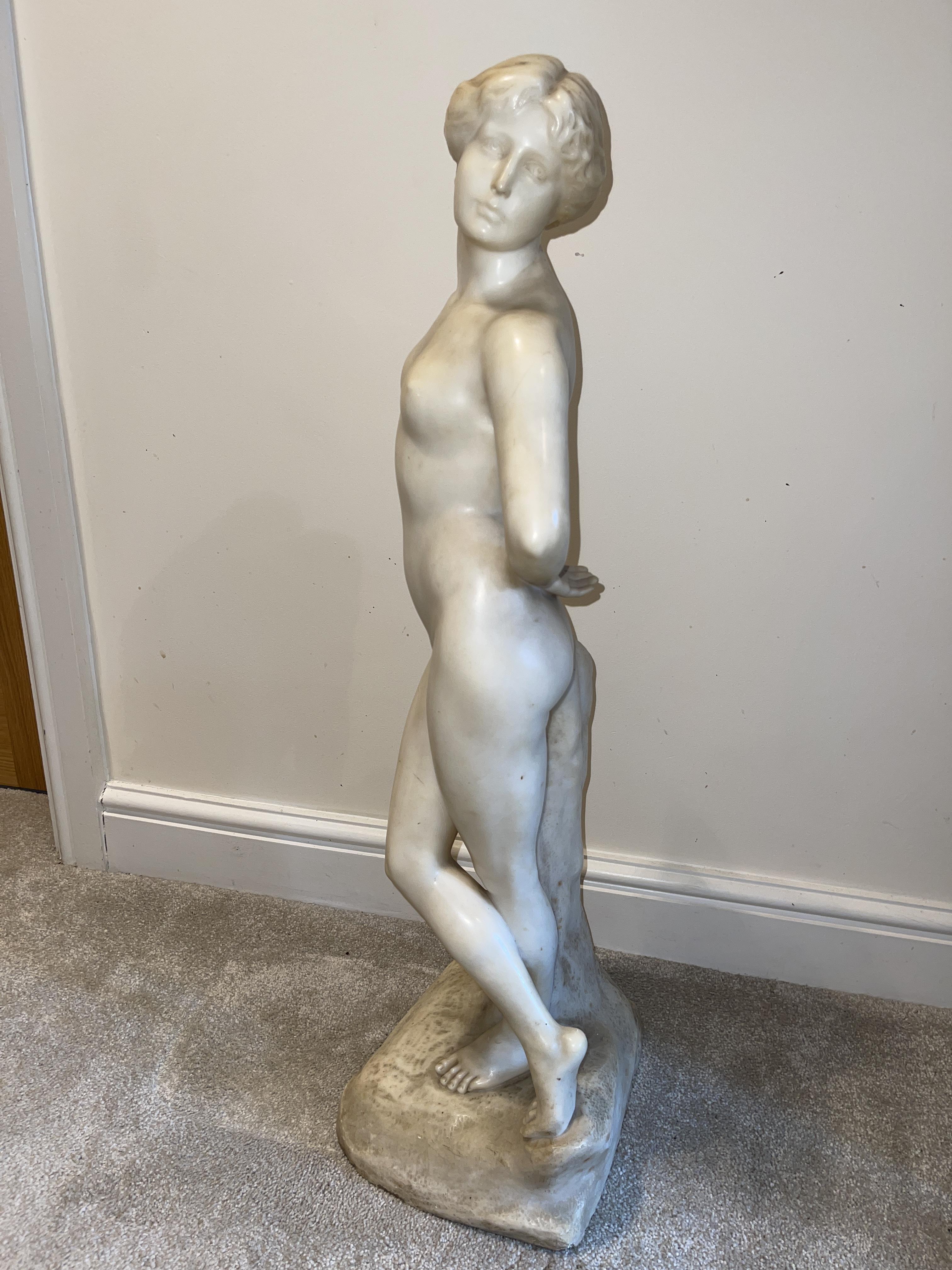 Ernst Seger Jugendschil Alabaster nude of a woman - Image 6 of 10