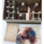 Rare military whist set. with military castles and