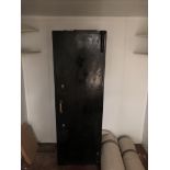 Large Double locking metal safe with layers inside
