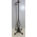 Wrought iron candelabra.H 100 cm.