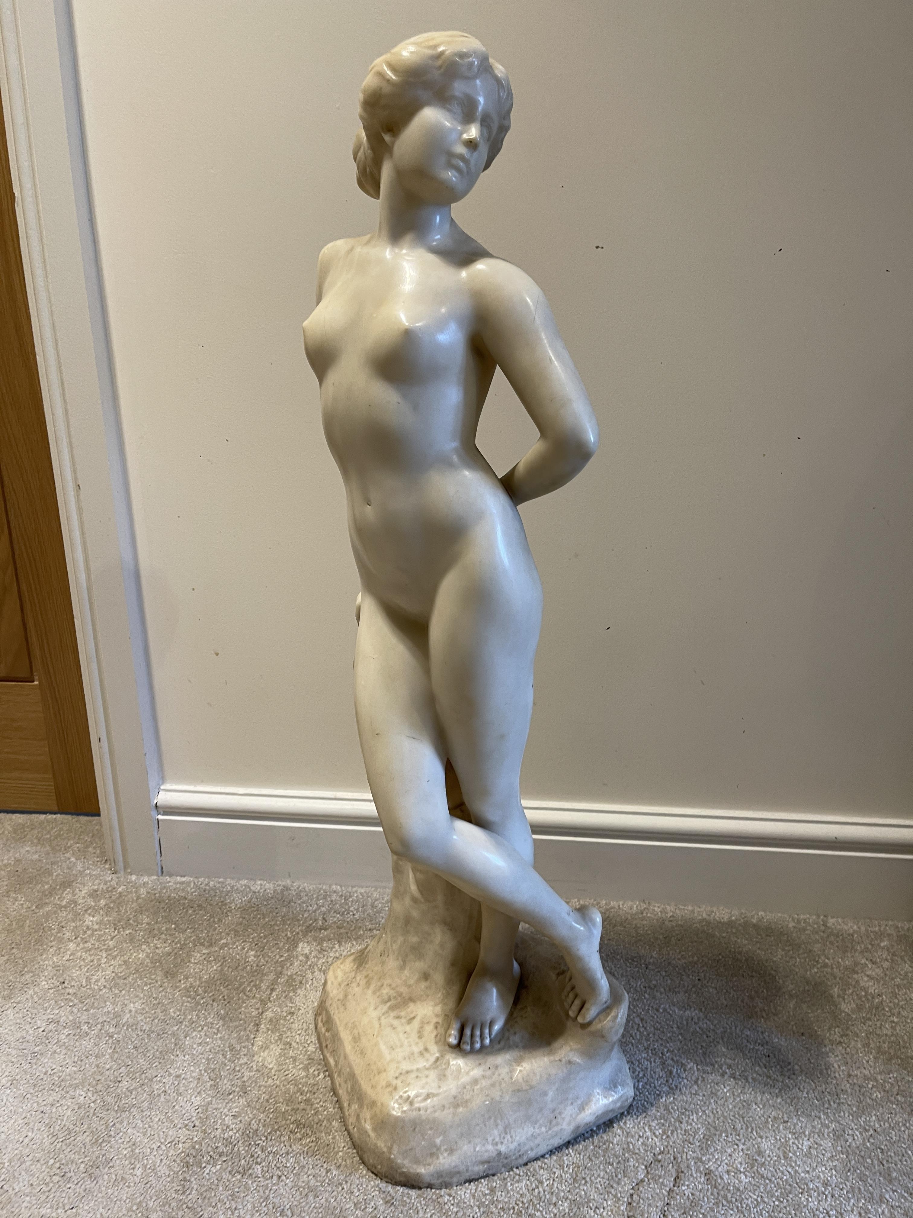 Ernst Seger Jugendschil Alabaster nude of a woman - Image 2 of 10