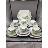 C1930`s Shelley cups, saucers and side b plates in