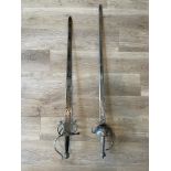 Two reproduction ancient Spanish Swords