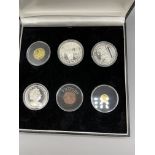 Cased Nelson definitive coin set.