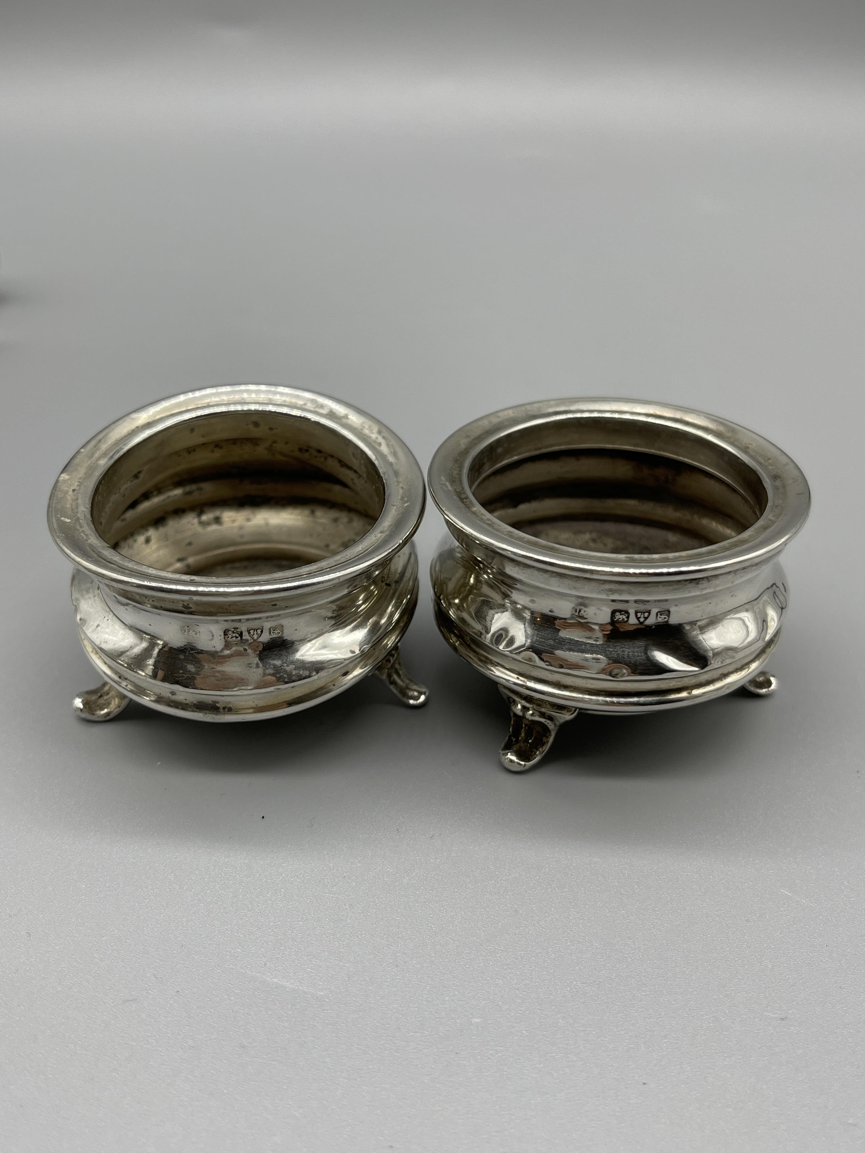 HM Silver Cruets 195 g - Image 6 of 10