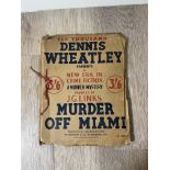 Dennis Wheatley-Murder of Miami a murder mystery book