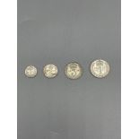 1929 unboxed maundy coin set.