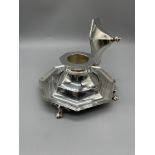 HM Silver Inkwell by The goldsmith and Silversmith