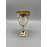 HM Silver Goblet By CFH & Co London 150 G 13cm Hi