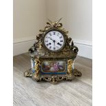 19th C french mantel clock, dial marked Hry Marc P