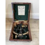 1950`s cased ships sextant