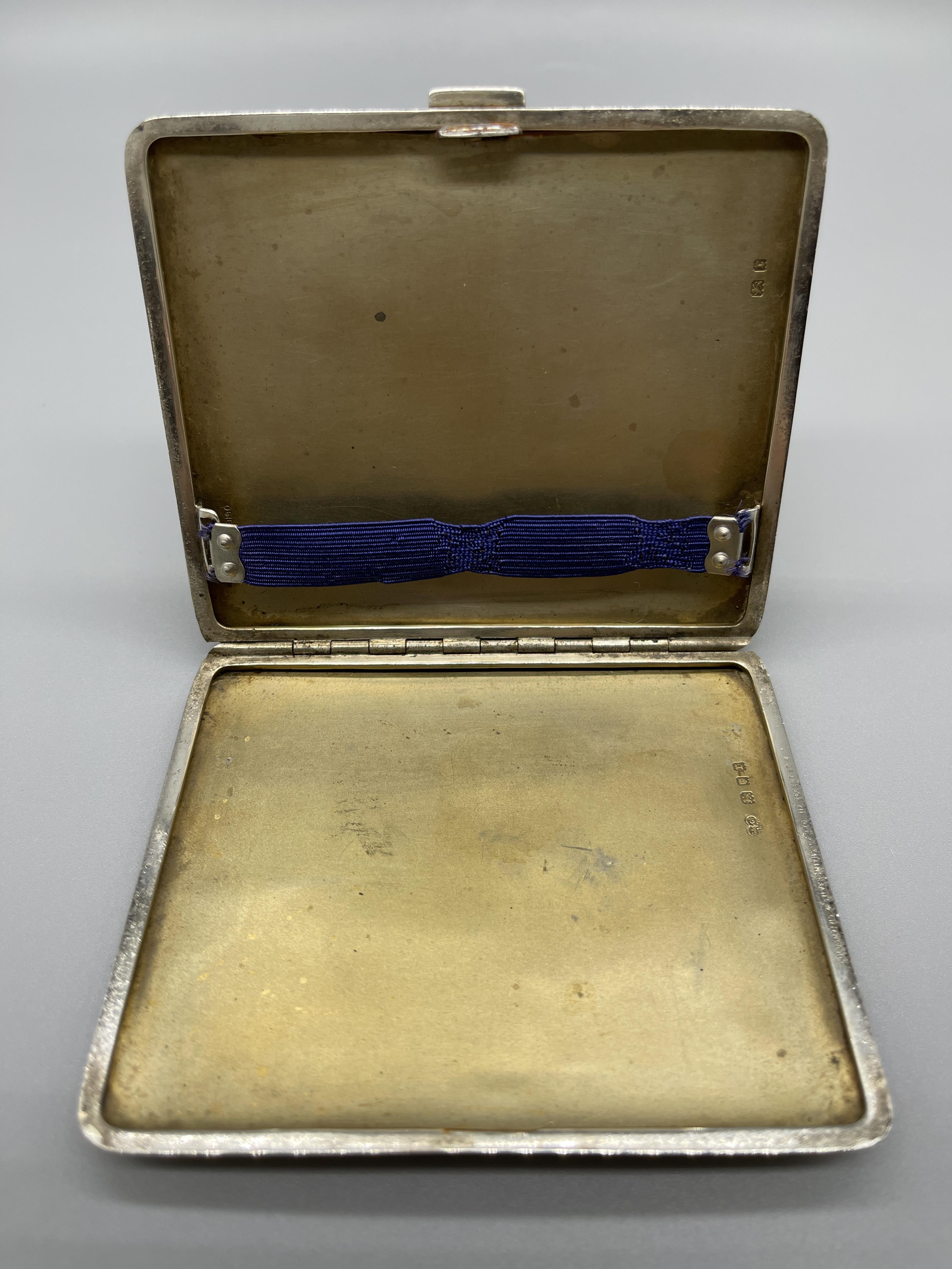 HM Silver cigarette case and Silver necked perfume - Image 6 of 8